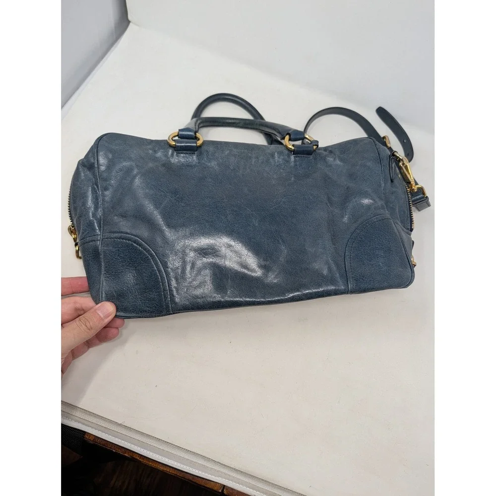 Prada bauletto satchel